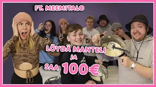 KUKA LÖYTÄÄ MANTELIN VOITTAA 100€
