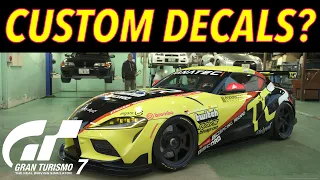 Gran Turismo 7 - How to Upload Custom Decals