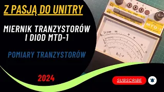 123 Pomiary Miernikiem Tranzystorów i Diod MTD-1