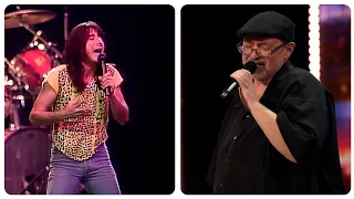 AGT's Richard Goodall vs. Journey's Steve Perry  - Don't Stop Believin'