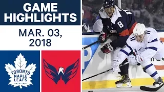 NHL Game Highlights | Maple Leafs vs. Capitals - Mar. 03, 2018