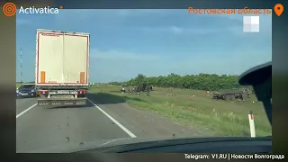 🟠Два военных грузовика столкнулись в Ростовской области