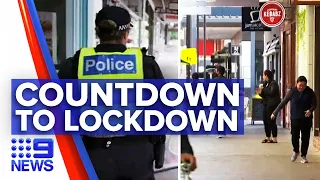 Coronavirus: Victorians forced back into lockdowns from midnight | 9 News Australia