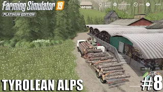 This is How I Cut Trees | Tyrolean Alps | Farming Simulator 19 | #8