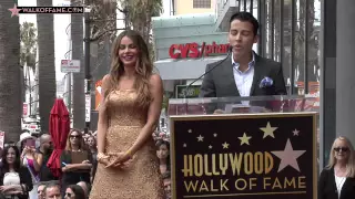 ACTRESS SOFIA VERGARA HONORED WITH HOLLYWOOD WALK OF FAME STAR