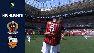 OGC NICE - FC LORIENT (2 - 1) - Highlights - (OGCN - FCL) / 2021-2022