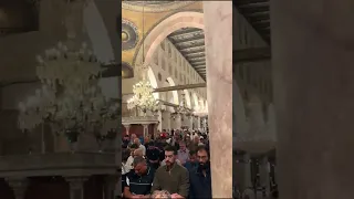 Shaykh Dr Yasir Qadhi Leads Prayer at Masjid Al-Aqsa #shorts