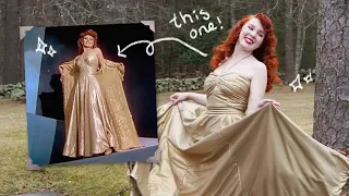 Making another New Year's Dress! (based on Rita Hayworth's gold one)