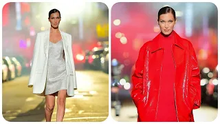 Bella Hadid walks the runway for Michael Kors 2021 Fashion Show in New York City