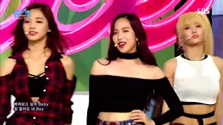 TWICE트와이스  OOH AHH하게Like OOH AHH  Stage @ SBS Inkigayo 2015 10 25