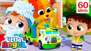 Bingo the Dog's Carwash | Nursery Rhymes for kids - Little Angel