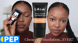 I reviewed the CHEAPEST FOUNDATION EVER! PEP LA Lab foundation | Thato Cheele