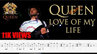 Queen - Love Of My Life (Official Bass Tabs) By Chami's Arts