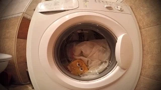 SpongeBob Washing Machine part 1 - Стиральная Машина часть 1