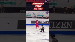 Hannah Lim Ye Quan Free Dance World Figure Skating Championships 2024