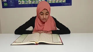 Sadaf Amiri is reciting surah {Ash shuara from ayat 207-227}