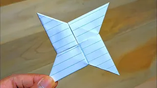 How To Make a Paper Ninja Star (Shuriken) - Fun Origami