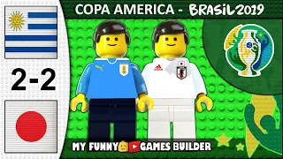 Uruguay vs Japan 2-2 • Copa America 2019 Brasil (20/06/2019) All Goals Highlights Lego Football Film