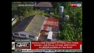 QRT: Inakalang piggery at poultry farm, shabu lab pala; 9, arestado sa magkahiwalay na raid