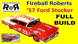 Fireball Roberts’ '57 Ford Stocker (I) 1:25 Scale Revell 4024 -Fulll Kit Build & Review