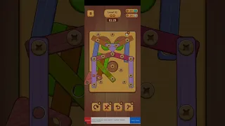 wood nuts and bolts puzzle game level 92 walkthrough (jawaban)