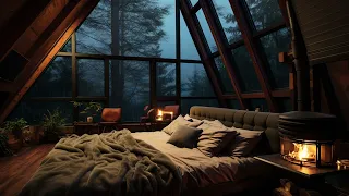 Heavy Rain on Window | Rainstorm Sounds For Relaxing, Focus or Sleep | Nature Sounds Sleep Well