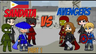 🇵🇭 Sandata Vs The Avengers | Gacha Fight Animation | GCMM | Part 1  #gachafight