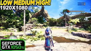 Monster Hunter World GTX 1050 Tİ - 1080p Low, Medium, High, Settings