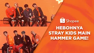 Hebohnya Stray Kids Main Hammer Game! (ENG Sub) | Shopee Online Fanmeet