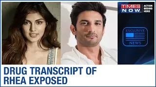 Rhea Chakraborty's drug chats EXPOSED, Betrayed Sushant Singh Rajput and his family?