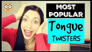 Most Popular English Tongue Twisters | IMPROVE YOUR ENGLISH with Anna English