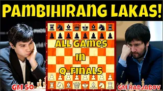 Warning! Pambihirang lakas ang inyong makikita! || GM So vs. GM Radjabov || Skilling Open Q-Finals