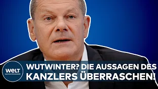 ROBIN ALEXANDER ZUR SCHOLZ-PK: Wutwinter? Die Aussagen vom Kanzler überraschen I WELT Interview