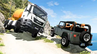 Cliff Drops #25 - BeamNG DRIVE | SmashChan