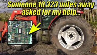 Helping Someone 10,323 Miles Away Fix A Tractor Digital Dashboard!