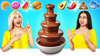 Desafio Alimentar | Competição Com Comida Rica vs Chocolate por RATATA POWER