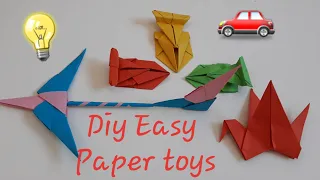 DIY paper toys easy l Easy paper crafts without glue l Very Easy Paper Toys