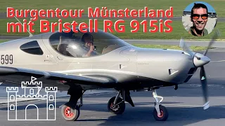 Burgentour im Münsterland mit einer Bristell RG Rotax 915iS - Ultraleichtflugzeug - NG5