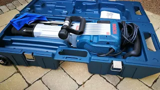 Unpacking / unboxing breaker hammer Bosch GSH 16-30 0611335100