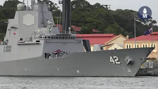 Royal Australian Navy's Fleet Base East in Sydney - May 2022