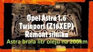 Opel Astra 1.6 Twinport (Z16XEP) Bierze olej - litr na 200km