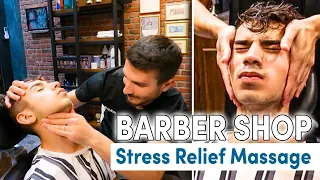 ASMR | Stress Relief Asmr Massage In Turkish Barber Shop (asmr head)