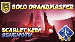 Solo Grandmaster - Scarlet Keep - S22: Season of the Witch - Stasis Titan (Behemoth)