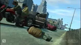 GTA4 аварии с мотоциклами Motorcycle crash Accident game