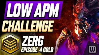 StarCraft 2 Low APM Challenge 2022! Zerg Rank Up Guide - Gold (Ep. 4)