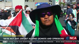 Capetonians stage protest against Israel-Palestine conflict