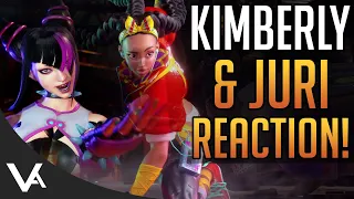 KIMBERLY & JURI REACTION! Gameplay Trailer & New Stage (Street Fighter 6)