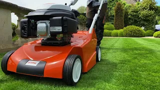 Scarifying with our new Stihl RL540 Scarifier