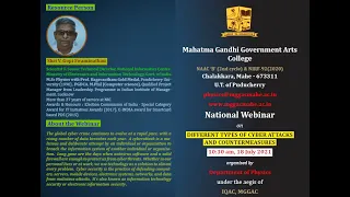 DIFFERENT TYPES OF CYBER ATTACKS AND COUNTERMEASURES  Department of Physics, MGGAC Mahe