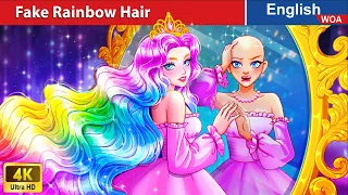 Fake Rainbow Hair 🌈 Princess Story🌛 Fairy Tales in English @WOAFairyTalesEnglish